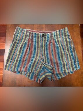 Sonoma Multicolor Striped Women's Bermuda Shorts ladies size 12